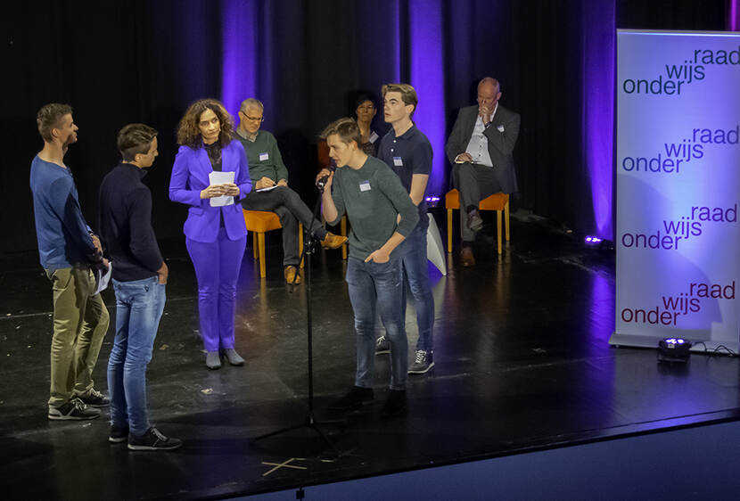 Leerlingen in debat over vrijheid van onderwijs