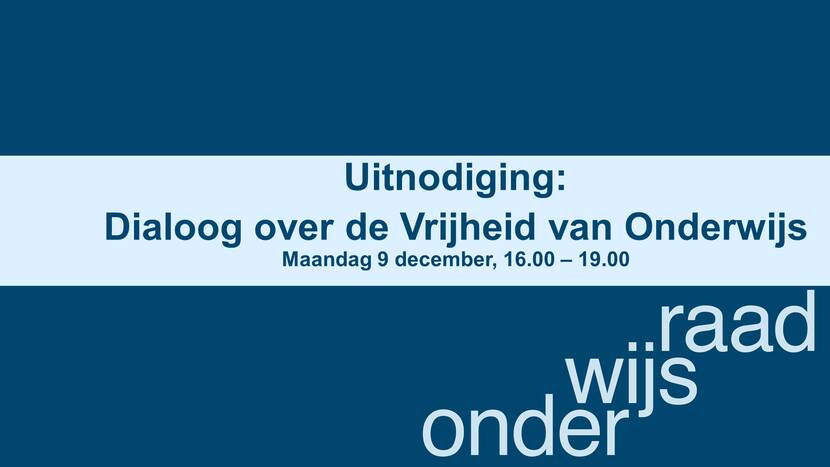 Uitnodiging dialoog